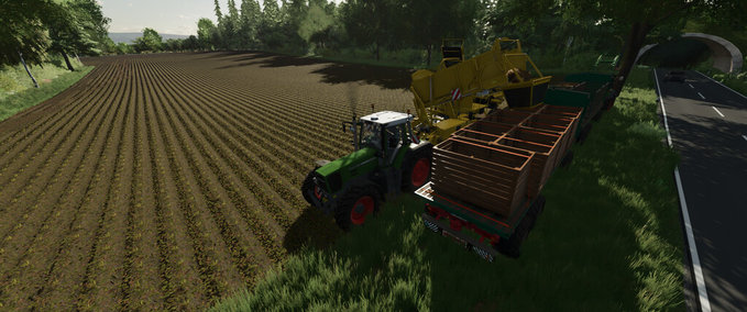 Objekte Gitterbox Und Holzbox Landwirtschafts Simulator mod