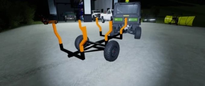 Forstwirtschaft ATV Log Trailer. Landwirtschafts Simulator mod