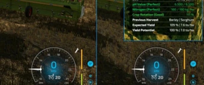 Gameplay Crop Rotation Farming Simulator mod