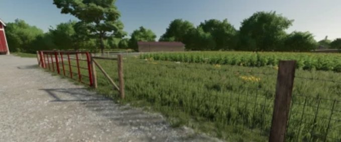 Prefab U.S. Farm Fence Pack Landwirtschafts Simulator mod