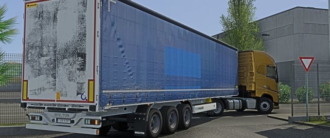 Trailer Wielton Curtain Master exCompany Skin Eurotruck Simulator mod