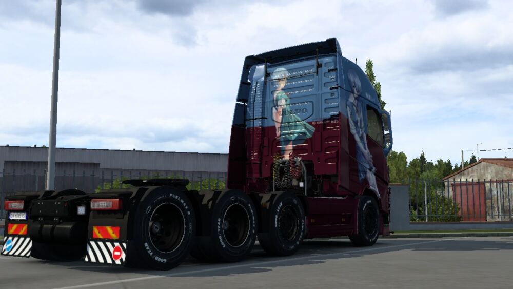 Pendragon Volvo FH12 Rei Ayanami Skin By Zen Workshop thumbnail 3