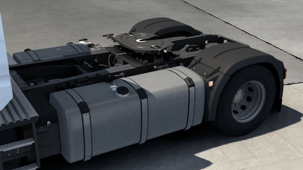 MAN TGX 2020 - Chassis with 1420 liters fuel tank (2x 710 liters) By Teksit 