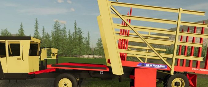 Ballentransport New Holland Stackcruiser 102 Landwirtschafts Simulator mod