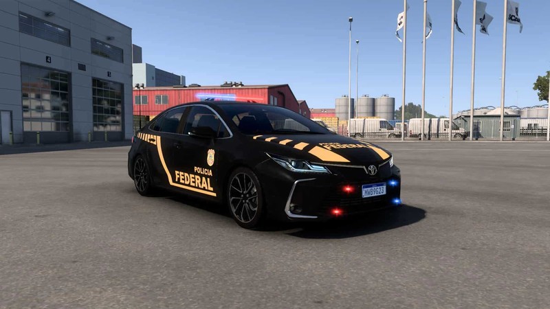 Viatura Toyota Corolla 2020 Para O ETS2