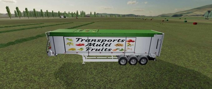 Auflieger Van Trailer Getreide 2 Landwirtschafts Simulator mod