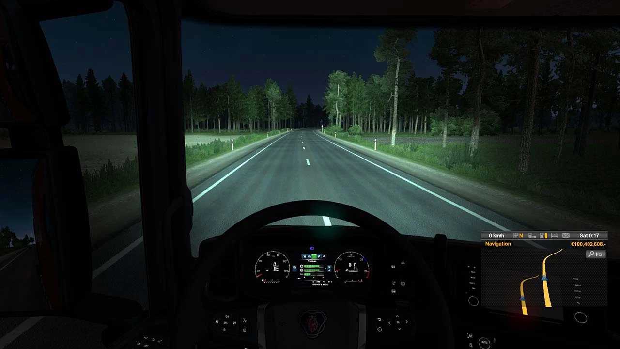 Flare and 5500 K Lights for all Trucks 1.34.x - Thumbnail 1