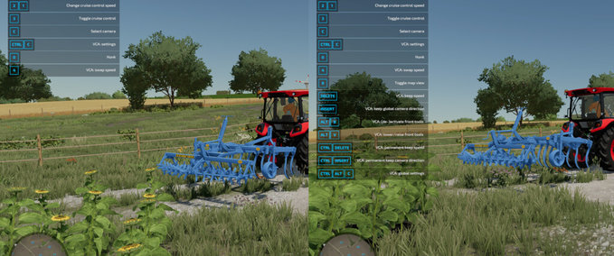 Gameplay Erweitertes Steuerungs HUD Landwirtschafts Simulator mod