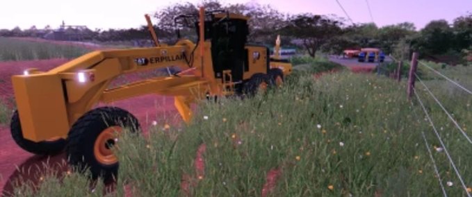Bagger & Radlader Caterpillar 12K Landwirtschafts Simulator mod