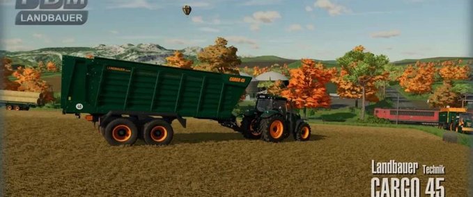 Auflieger Landbauer CARGO 45 Landwirtschafts Simulator mod