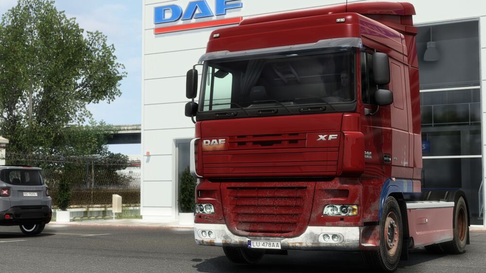 DAF XF 105 by vad&k used Dirty and Clean Skin