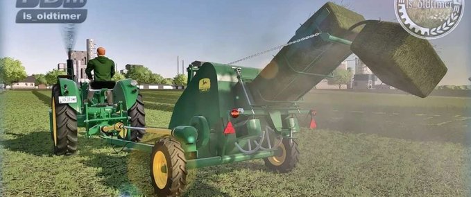 Pressen John Deere Lanz F80 Ballenpresse Landwirtschafts Simulator mod