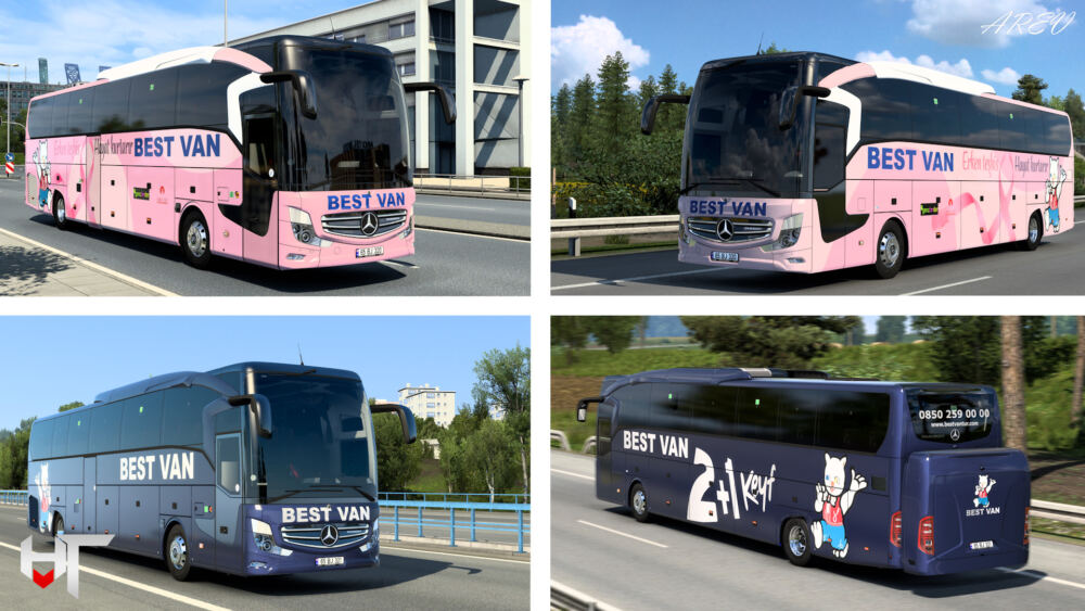 Mercedes-Benz Travego 16 SHD – Best Van Turizm Skin