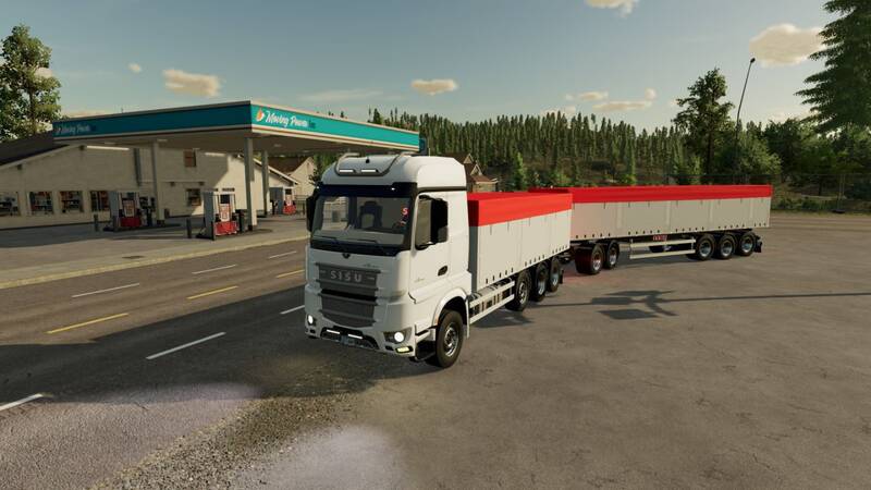 FS22: Sisu Grain Truck + trailer v 1.0.0.0 Trailers, Trucks Mod für Farming  Simulator 22