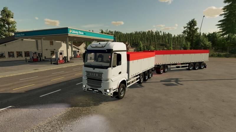 Sisu Polar & Grain Trailer v 1.0 ⋆ FS22 mods