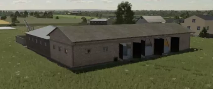 Schuppen Scheune mit Kuhstall Landwirtschafts Simulator mod