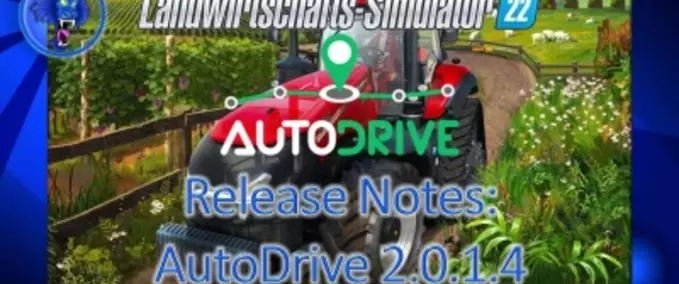 Gameplay AutoDrive Landwirtschafts Simulator mod