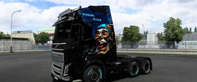 Trucks Volvo FH GlobeTrotter XL Cyber Ride Skin Eurotruck Simulator mod