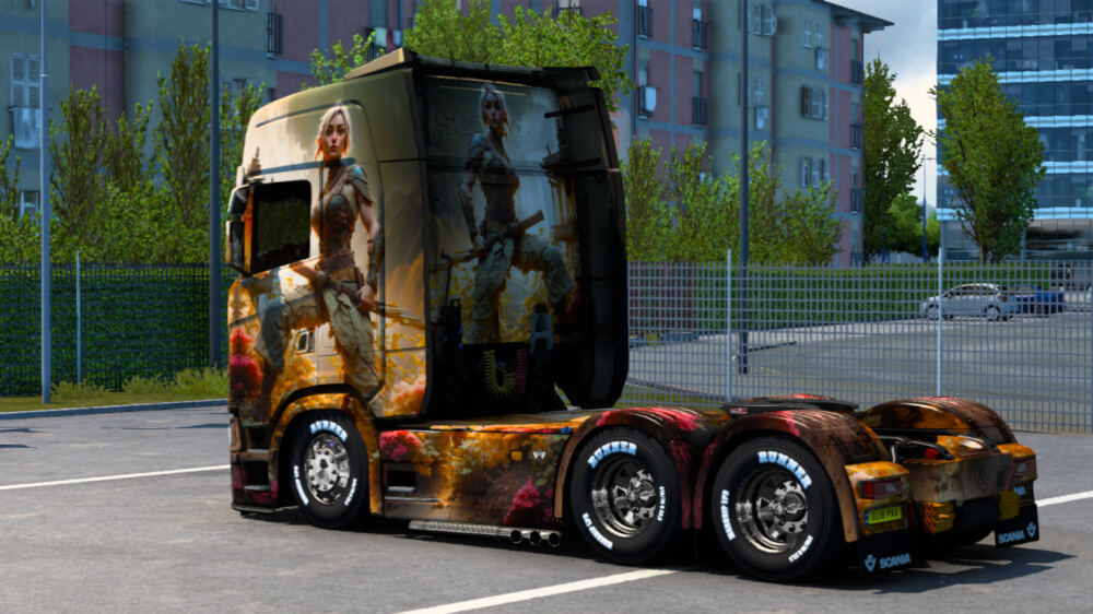 Scania Warrior Girl Skin thumbnail 2