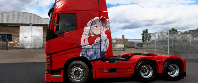 Trucks VOLVO FH ANIME GIRL SKIN  Eurotruck Simulator mod