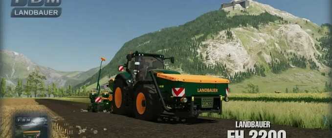 Dünger & Spritzen Landbauer FH 2200 Landwirtschafts Simulator mod