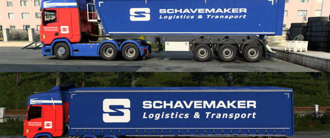 Trucks Scania Next Gen R & S Schavemaker Skin Pack  Eurotruck Simulator mod
