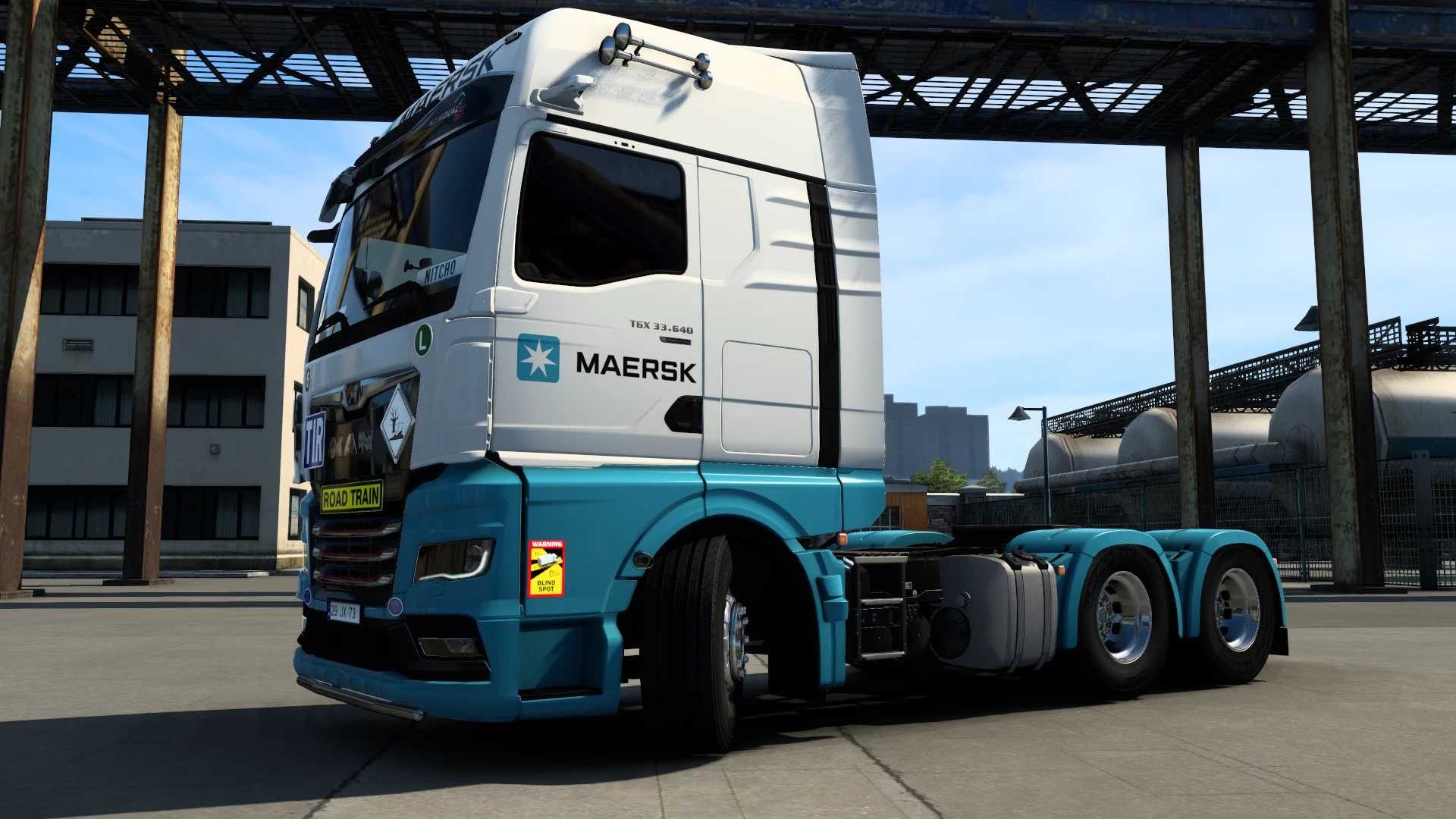 MAN TG3 TGX MAERSK SKIN #1.0 thumbnail 2
