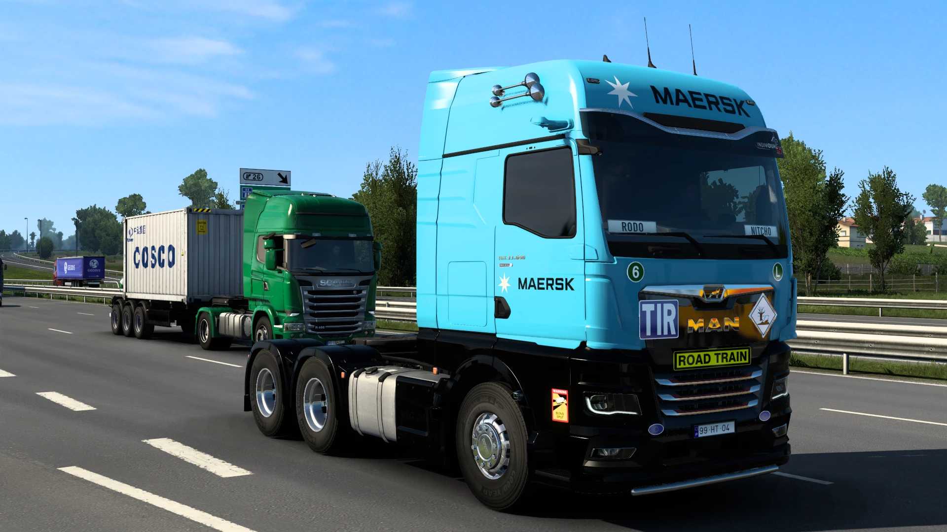 MAN TG3 TGX MAERSK SKIN #2.0 thumbnail 3