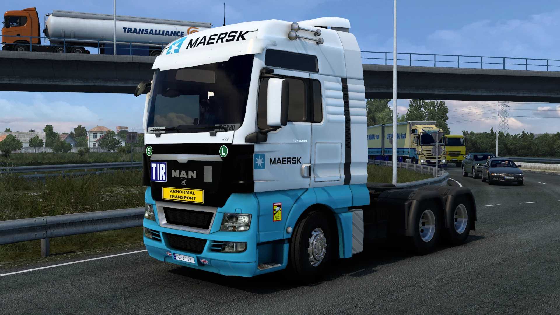 MAN TGX EURO 5 MAERSK SKIN #1.0 thumbnail 2