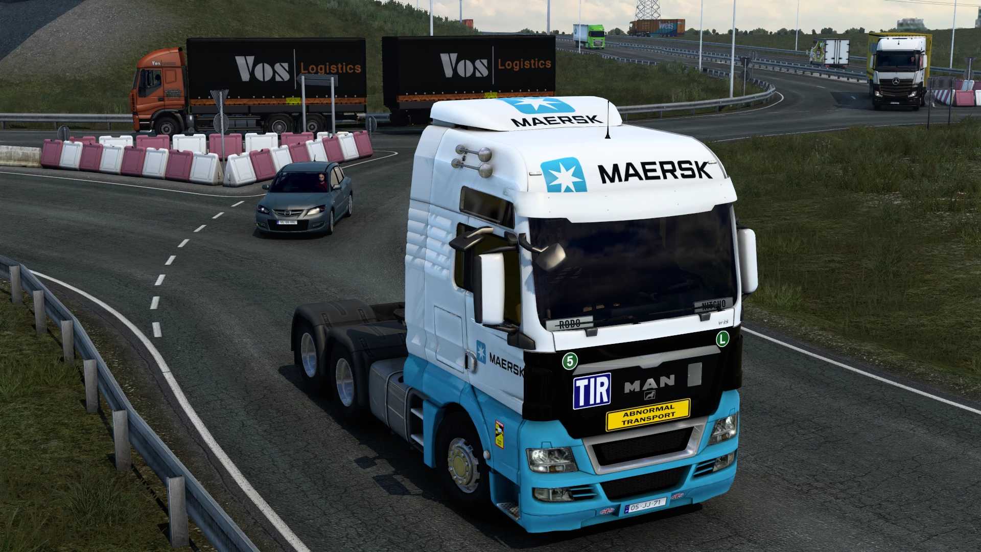 MAN TGX EURO 5 MAERSK SKIN #1.0