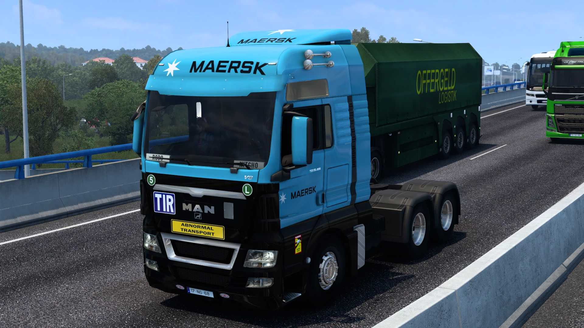 MAN TGX EURO 5 MAERSK SKIN #2.0 thumbnail 4