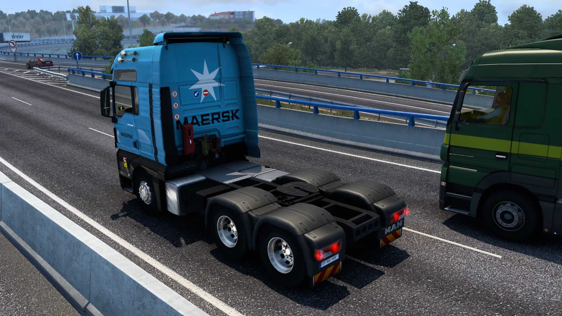 MAN TGX EURO 5 MAERSK SKIN #2.0 thumbnail 2