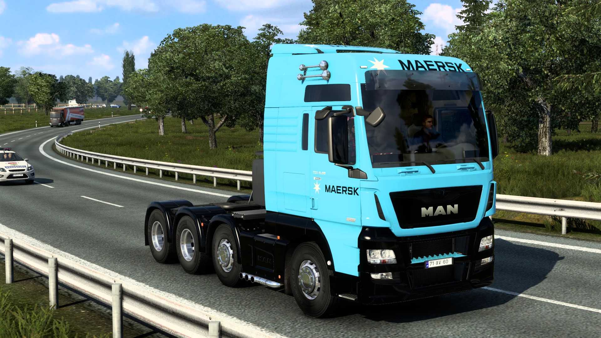 MAN TGX EURO 6 MAERSK SKIN #2.0 thumbnail 3