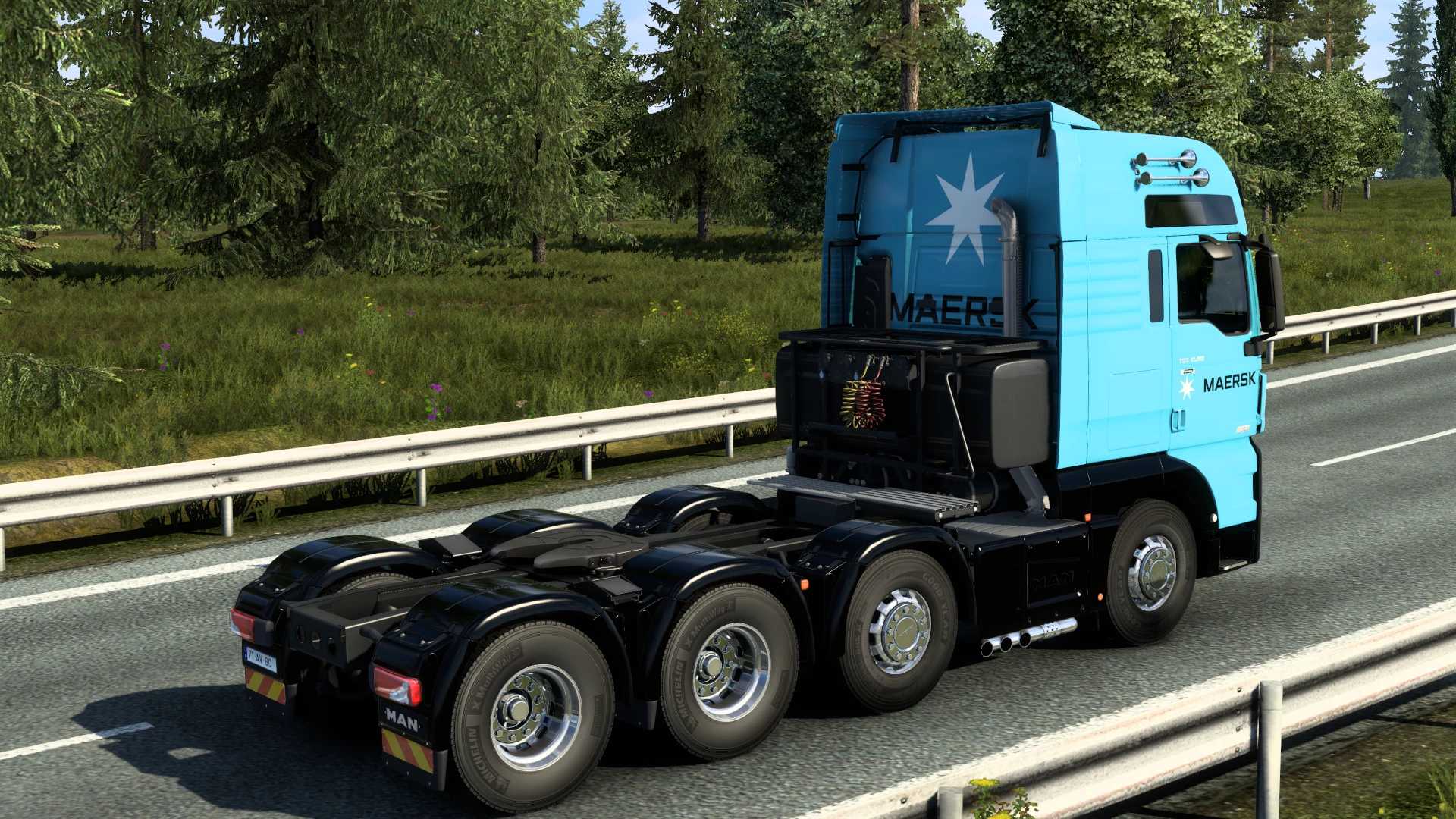 MAN TGX EURO 6 MAERSK SKIN #2.0 thumbnail 2