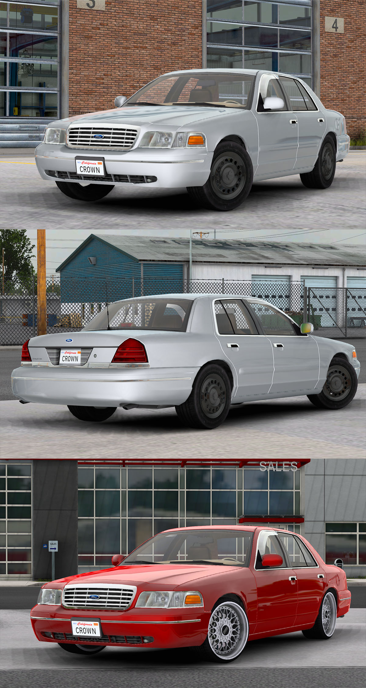 [ATS] Ford Crown Victoria v1.2 by Metehan BİLAL (1.38.x) thumbnail 7