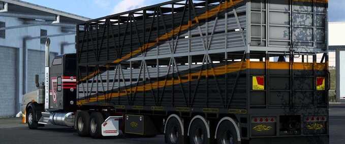 Trailer KSW Aussie Byrne Livestock - 1.48 American Truck Simulator mod