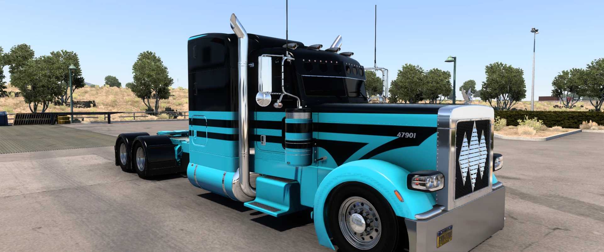 Pinga Truck Black and Blue Skin - 1.48 thumbnail 2
