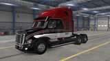 Freightshaker Cascadia Red - Black Old School Skin Mod Thumbnail