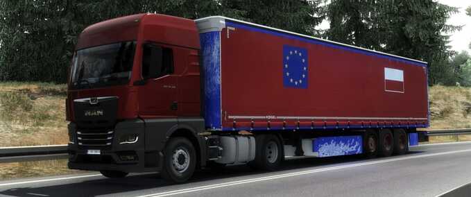 Trailer Kögel Cargo by Dotec 3 Skins Pack Eurotruck Simulator mod