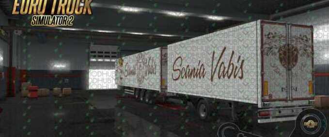 Trailer Scania Vabis Gold Trailer in Ownership  - 1.48 Eurotruck Simulator mod