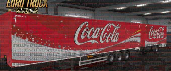 Trailer Coca-Cola Trailer in Ownership  - 1.48 Eurotruck Simulator mod