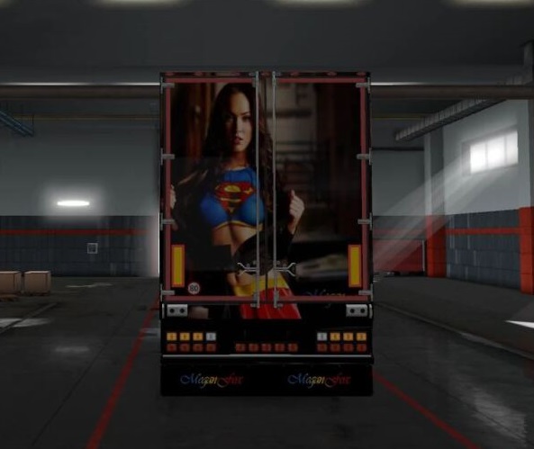SUPER WOMAN TRAILER SKIN