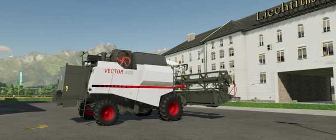 Selbstfahrer ROSTSELMASH Vektor 420 alt Landwirtschafts Simulator mod