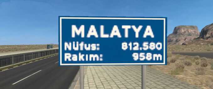 Maps Malatya Map - updated [with DEF File] - 1.48 Eurotruck Simulator mod