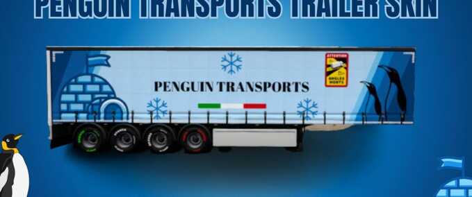 Trailer Penguin Transports Trailer Skin Eurotruck Simulator mod