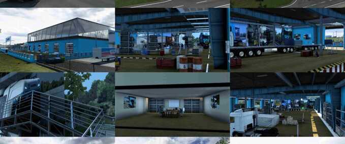 Mods GARAGE D-DECK MAERSK BY RODONITCHO MODS - 1.48 Eurotruck Simulator mod