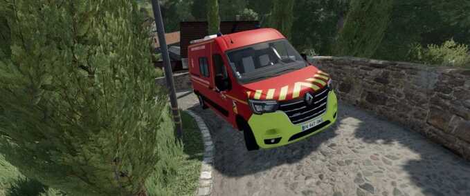 Feuerwehr Renault Master Fire Brigade VSAV Landwirtschafts Simulator mod