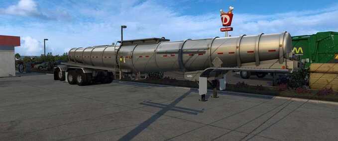 Trailer Polar Deep Drop Tanker - 1.48 American Truck Simulator mod