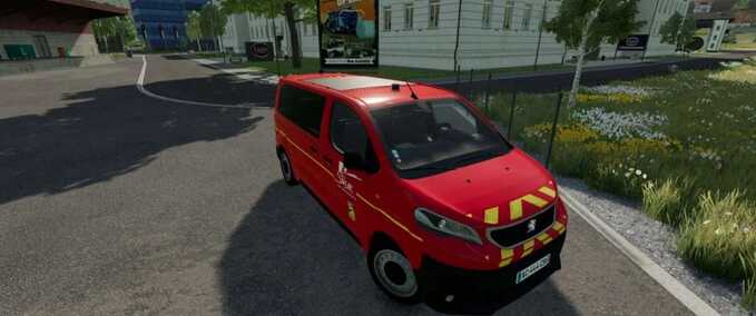 Feuerwehr Peugeot Expert Feuerwehr Landwirtschafts Simulator mod