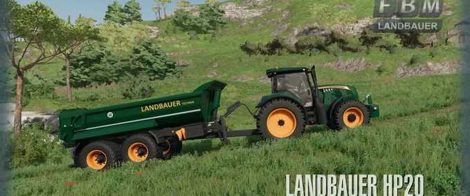 Anhänger Landbauer Farmer HP 20 Landwirtschafts Simulator mod
